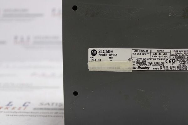 1746-P3 ALLEN BRADLEY POWER SUPPLY 24V DC 3.6A 2.EL