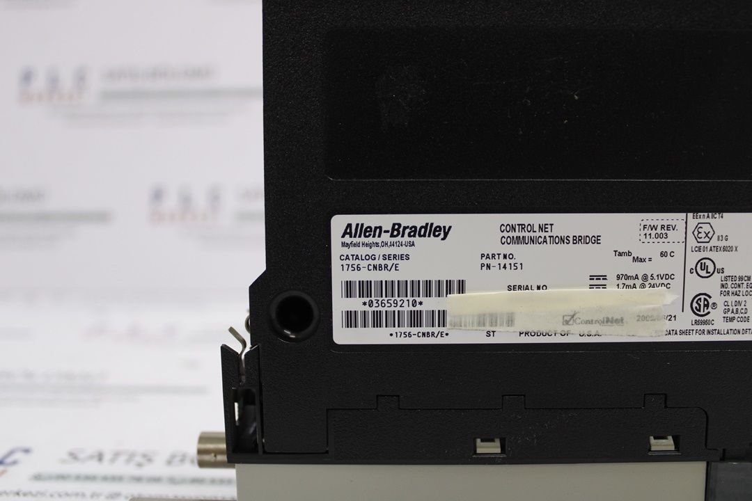 1756-CNBR ALLEN BRADLEY  BRIDGE MODULE CONTROLLOGIX 2.EL