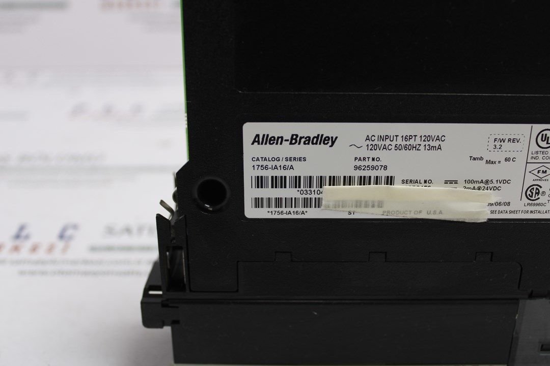 1756-IA16 ALLEN BRADLEY DIGITAL INPUT MODULE 16DI 120V AC 2.EL
