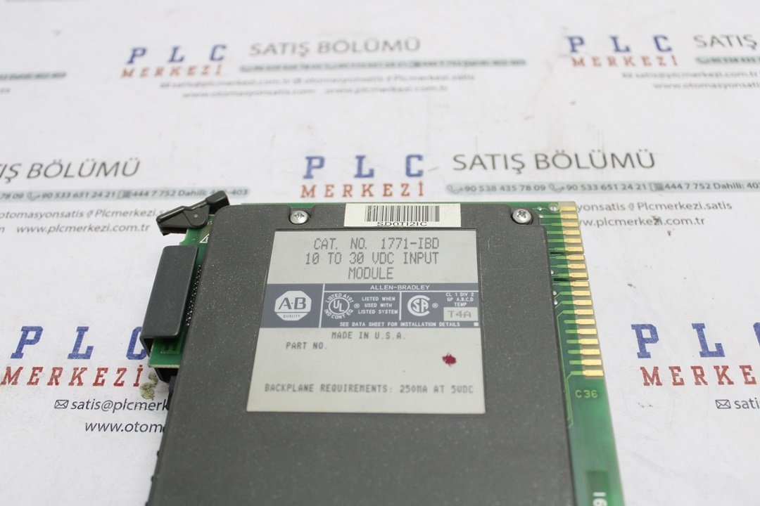 1771-IBD ALLEN BRADLEY DIGITAL INPUT MODULE 5 DI 10-30V DC 2.EL