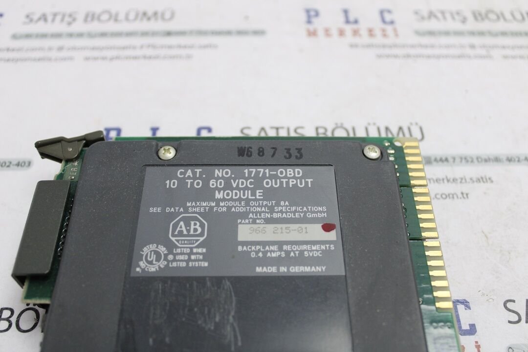 1771-OBD ALLEN BRADLEY  DIGITAL OUTPUT MODULE 16DO 10-60 V DC 2.EL