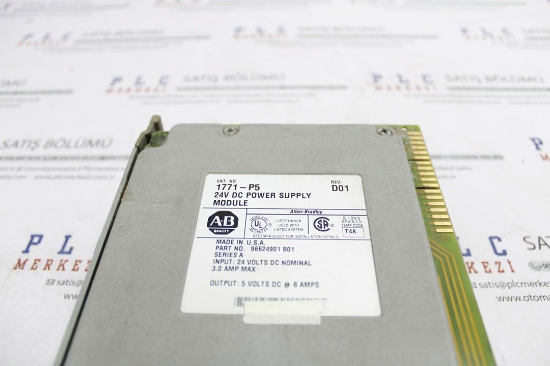 1771-P5 ALLEN BRADLEY POWER SUPPLY MODULE 24V DC 2.EL