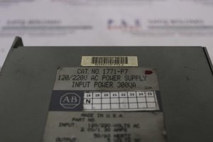 1771-P7 ALLEN BRADLEY POWER SUPPLY MODULE 120/220 V AC 2.EL