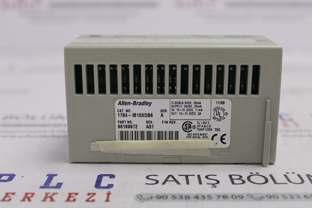 1794-IB10XOB6 ALLEN BRADLEY I/O MODULE 24V DC 2.EL