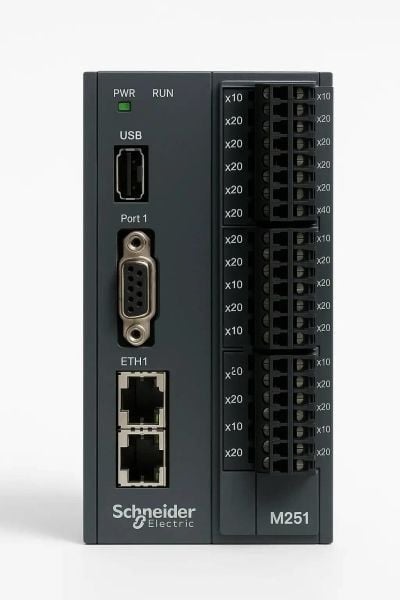 TM251MESE  M251 Kontrolör 2x Ethernet ÜRT.GARANTİLİ