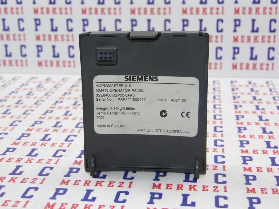 6SE6400-0SP00-0AA0 MICROMASTER 410 OPERATOR PANEL
