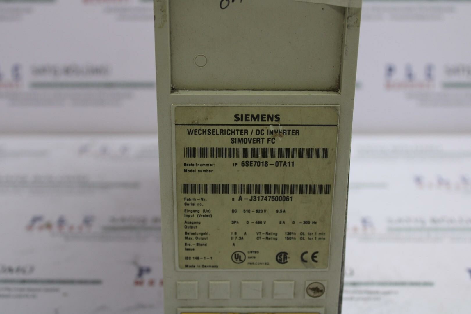 6SE7018-0TA11 SIMOVERT MASTERDRIVES