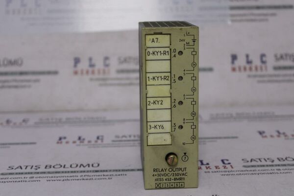 6ES5452-8MR11, 6ES5 452-8MR11 DIG. OUTPUT 4RO, DC30/AC230V