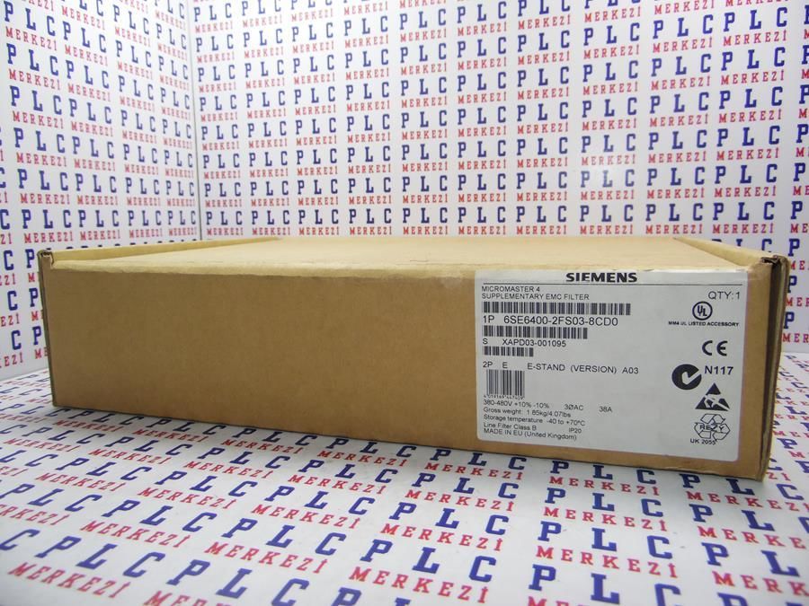 6SE6400-2FS03-8CD0 MICROMASTER 4 YENİ KUTU KAPALI