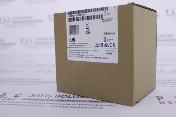 6ES7214-1HG40-0XB0, 6ES7 214-1HG40-0XB0  SIMATIC S7-1200 CPU 1214C 24V DC YENİ KUTU KAPALI