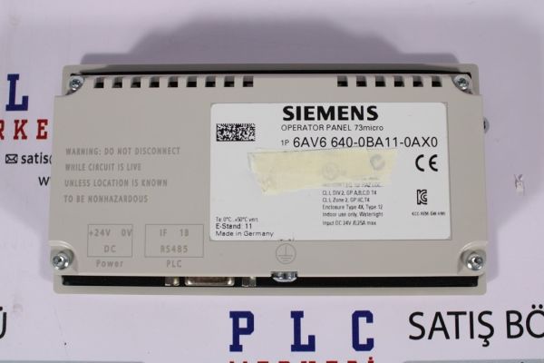 6AV6640-0BA11-0AX0, 6AV6 640-0BA11-0AX0 OP73 MICRO YENİ KUTU AÇIK