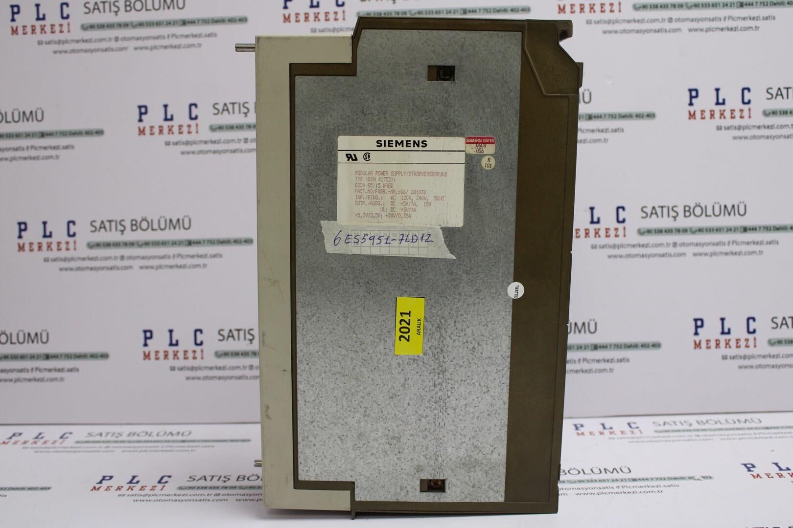 6ES5951-7LD12 S5-115U PS951 7/15A 115/230VAC KULLA