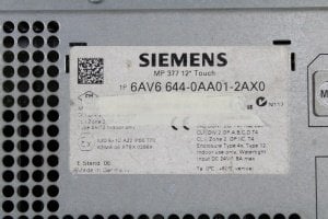6AV6644-0AA01-2AX0, 6AV6 644-0AA01-2AX0 SIMATIC MP 377 12'' TOUCH 2.EL