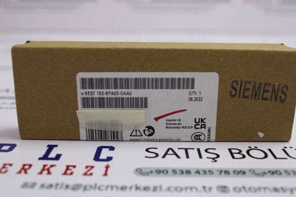 6ES7193-6PA00-0AA0, 6ES7 193-6PA00-0AA0 SIMATIC ET 200SP, SPARE PART SERVER MODULE  ÜRT.GARANTİSİ